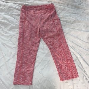 pink space dye 3/4 leggings with pockets 🩷✨